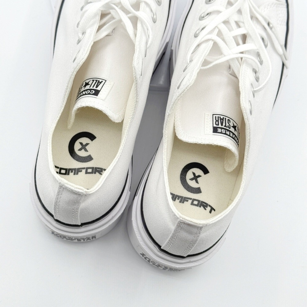 Converse Chuck Taylor All Star Double Stack Low Size 11 Womens White/Black NEW - Picture 5 of 10